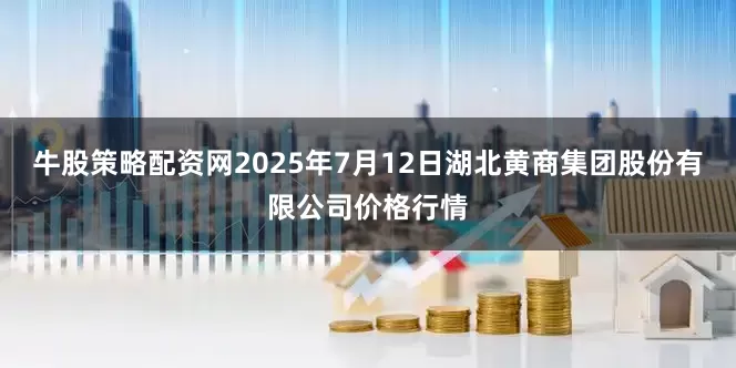牛股策略配资网2025年7月12日湖北黄商集团股份有限公司价格行情